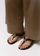 swatch_Black Leather angel alarcon claudia flip flop sandal