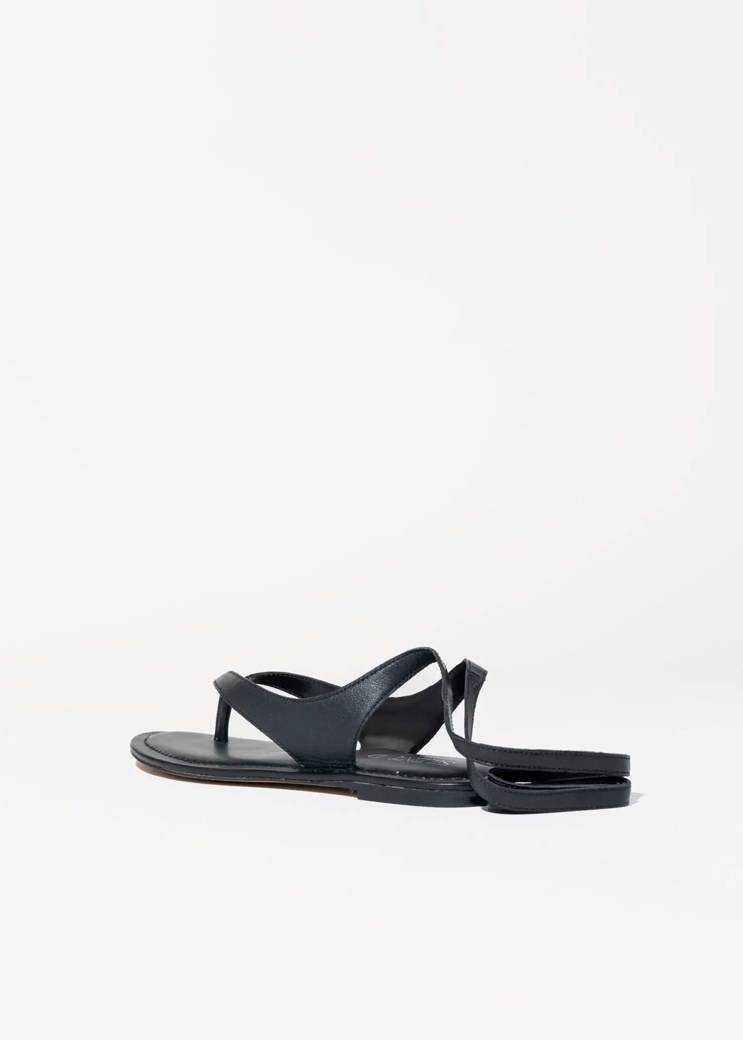 swatch_black alicia thong sandal flat sandals