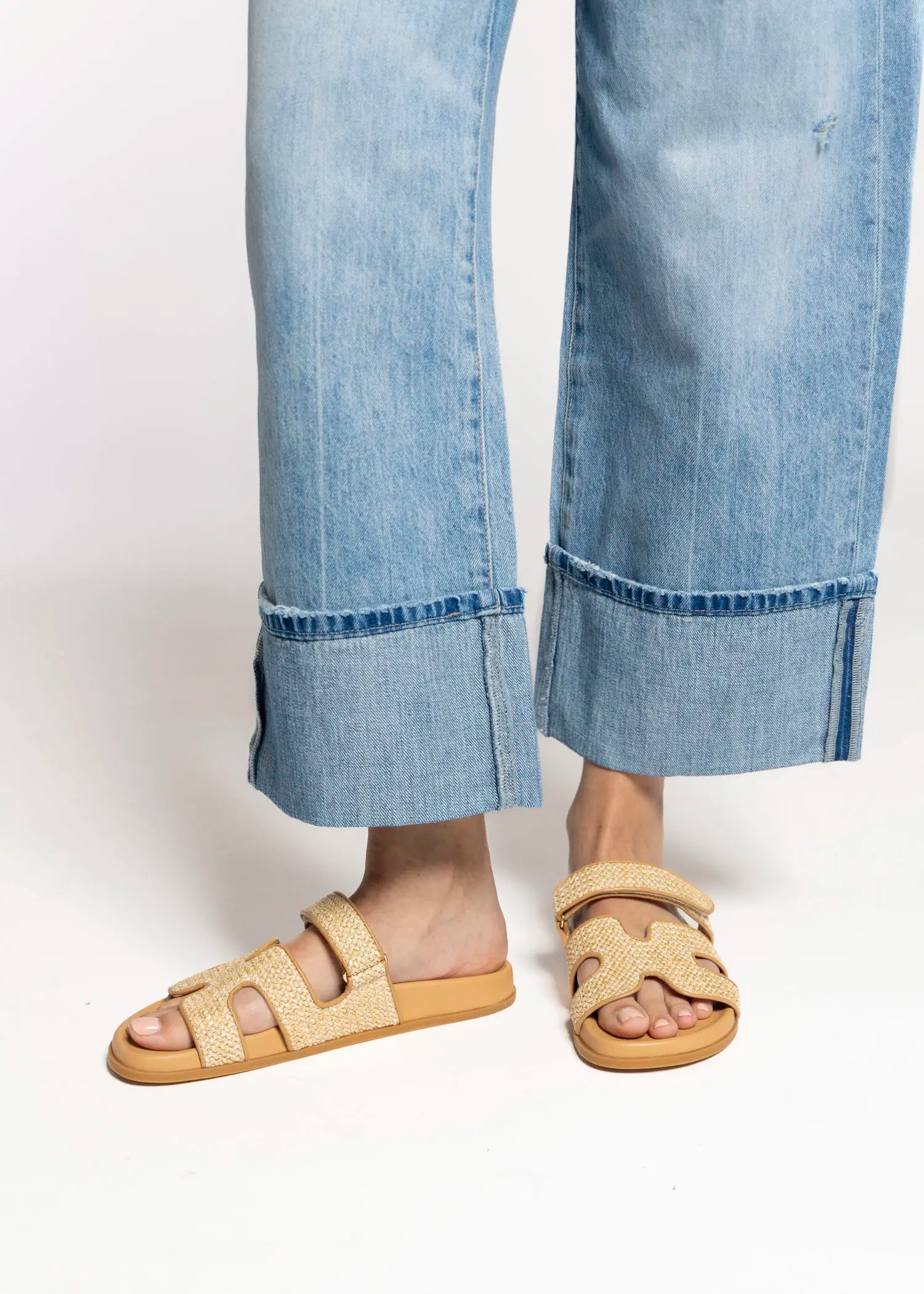 swatch_natural hayzlen slide sandal flat sandals