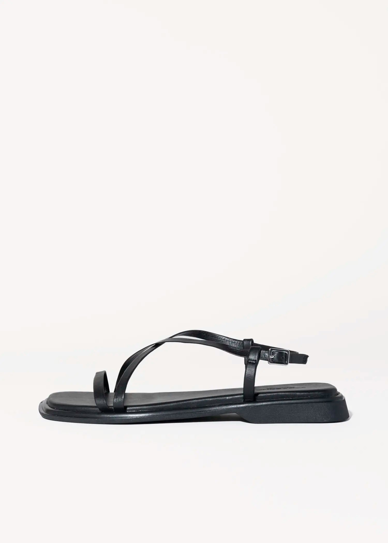 swatch_black izzy flat sandal flat sandals