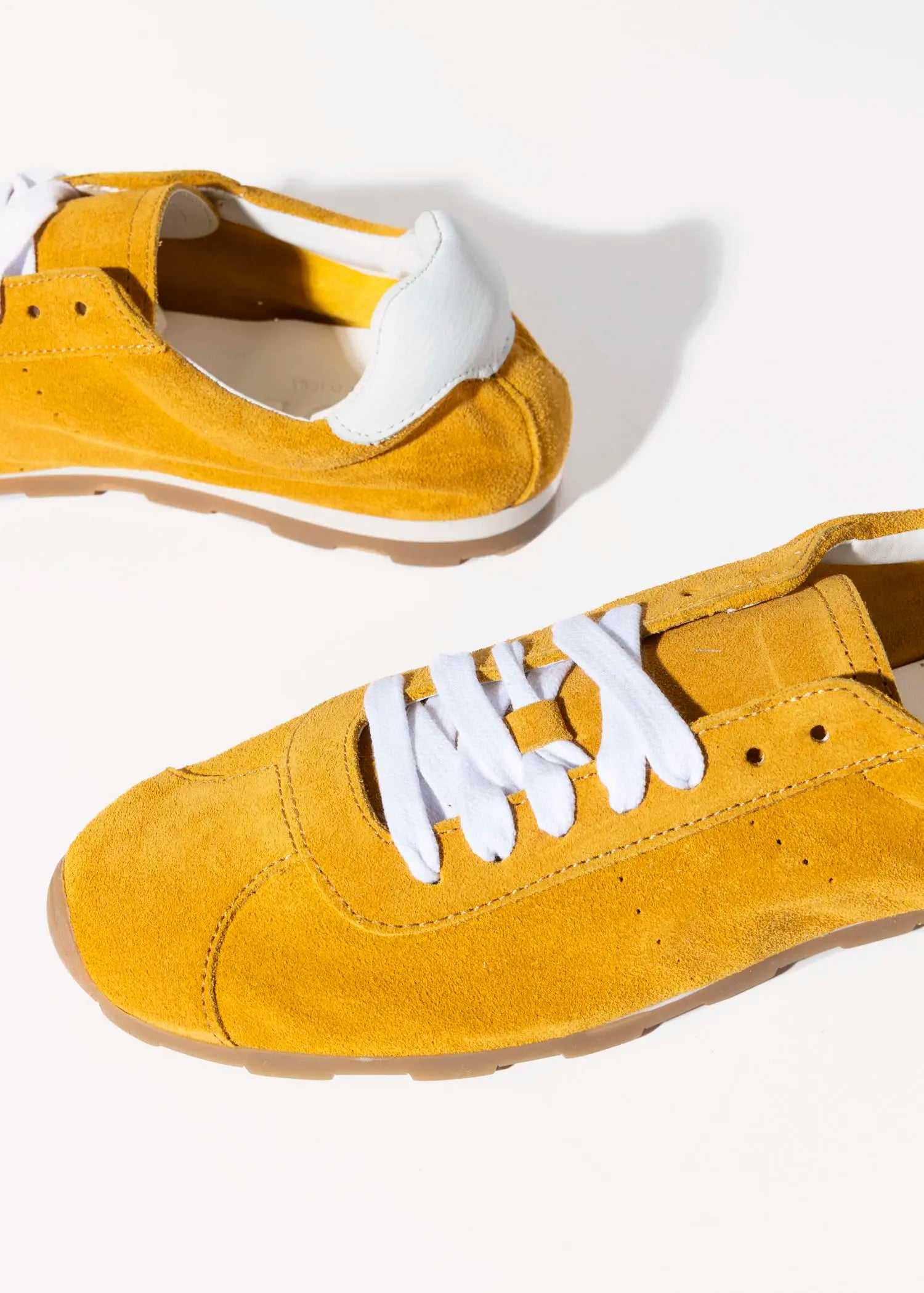 swatch_yellow suede ballet sneaker shoes