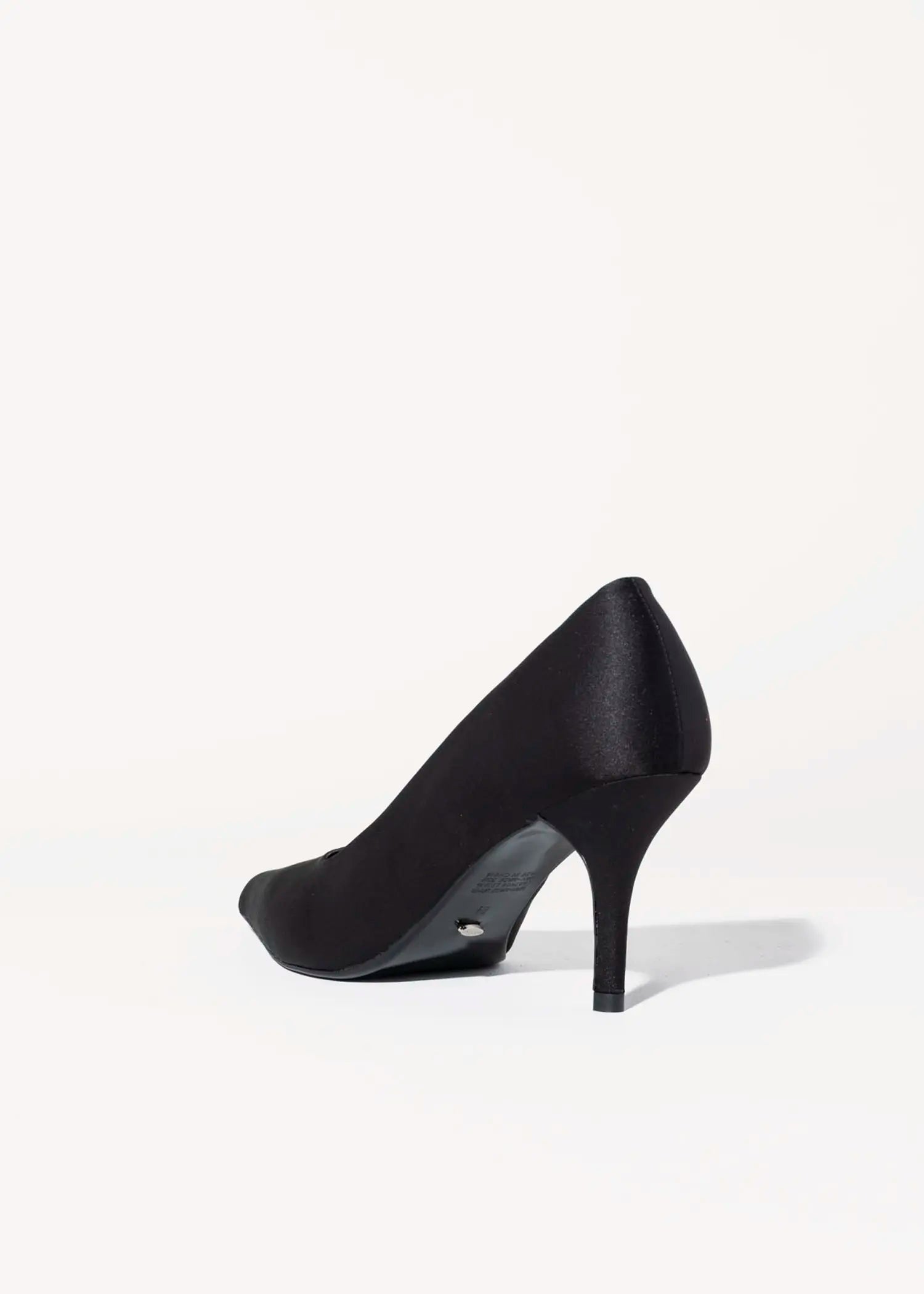 swatch_black satin chloe satin pump heels
