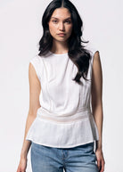 swatch_White kut from the kloth carly lace blouse