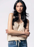 swatch_Light Taupe double layer sheer tank