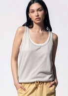 swatch_Icy Grey double layer sheer tank