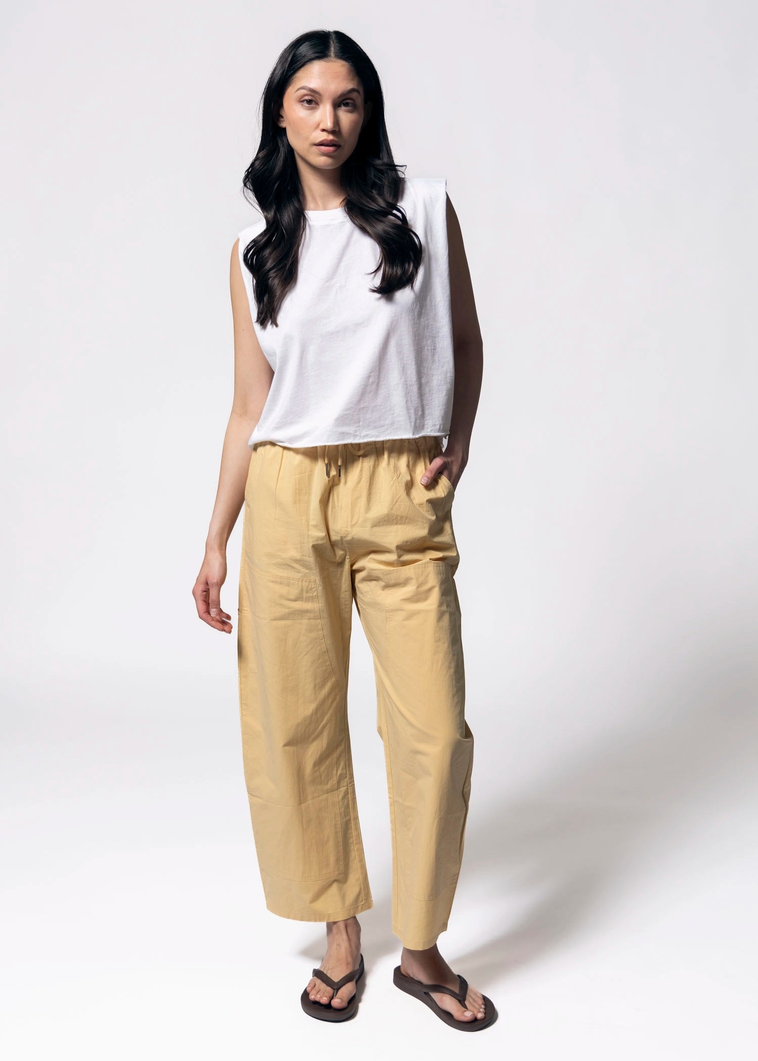 swatch_Yellow pistola theo cotton pant