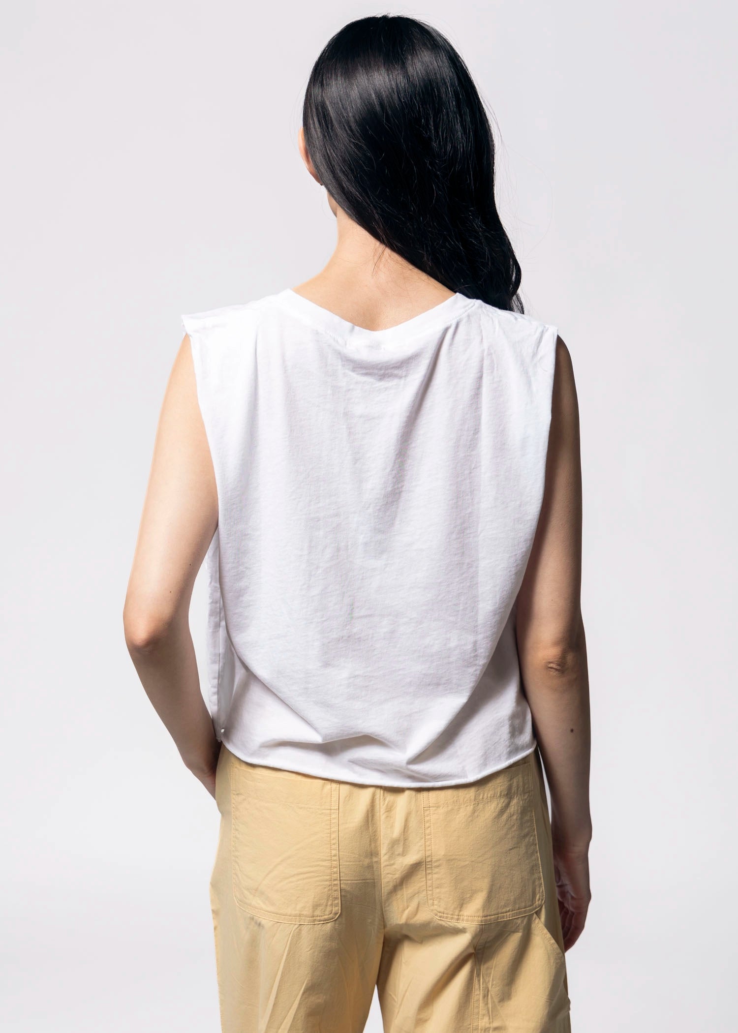 swatch_White project social t belzo muscle tank