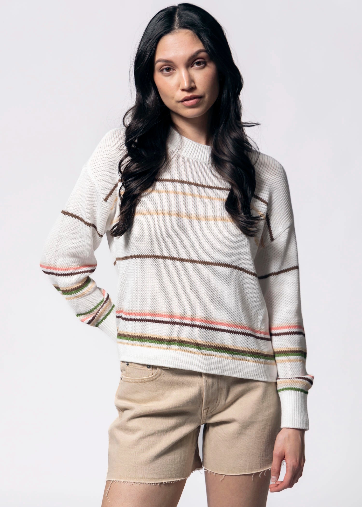swatch_Pink/Brown Stripe pistola eva sweater