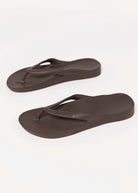 swatch_Brown arch support flip flop flat sandals
