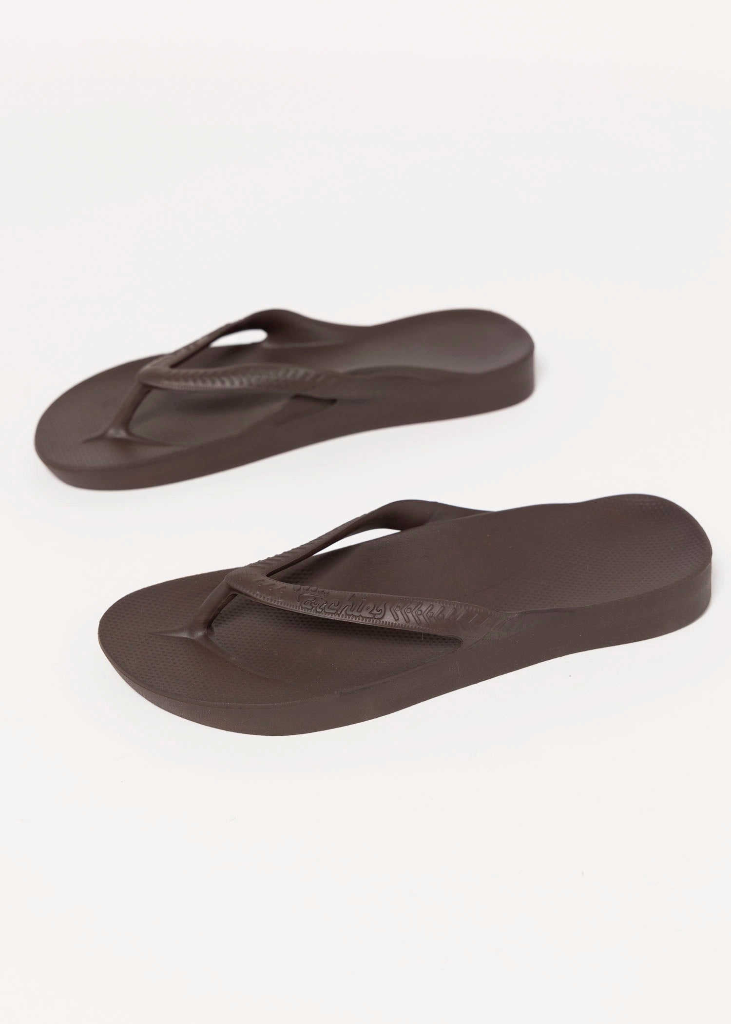 swatch_Brown arch support flip flop flat sandals