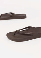 swatch_Brown arch support flip flop flat sandals