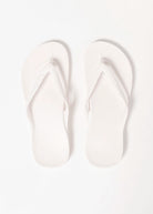 swatch_white arch support flip flop flat sandals