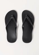 swatch_black arch support flip flop flat sandals