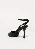 swatch_Black Leather jeffery campbell behoove peep toe pump
