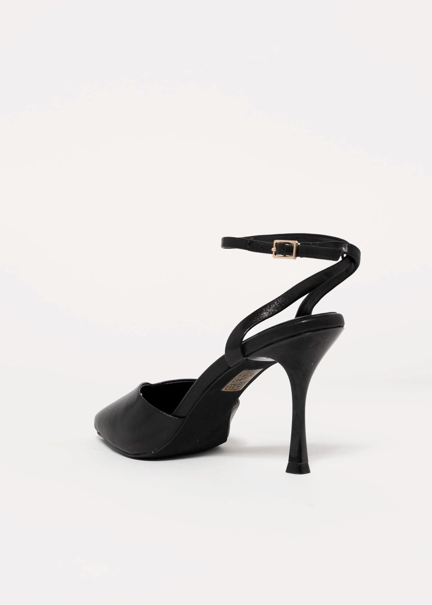 swatch_Black Leather jeffery campbell behoove peep toe pump