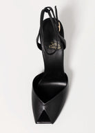 swatch_Black Leather jeffery campbell behoove peep toe pump