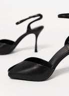 swatch_Black Leather jeffery campbell behoove peep toe pump