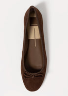 swatch_Dark Brown Suede dolce vita ritla ballet flats