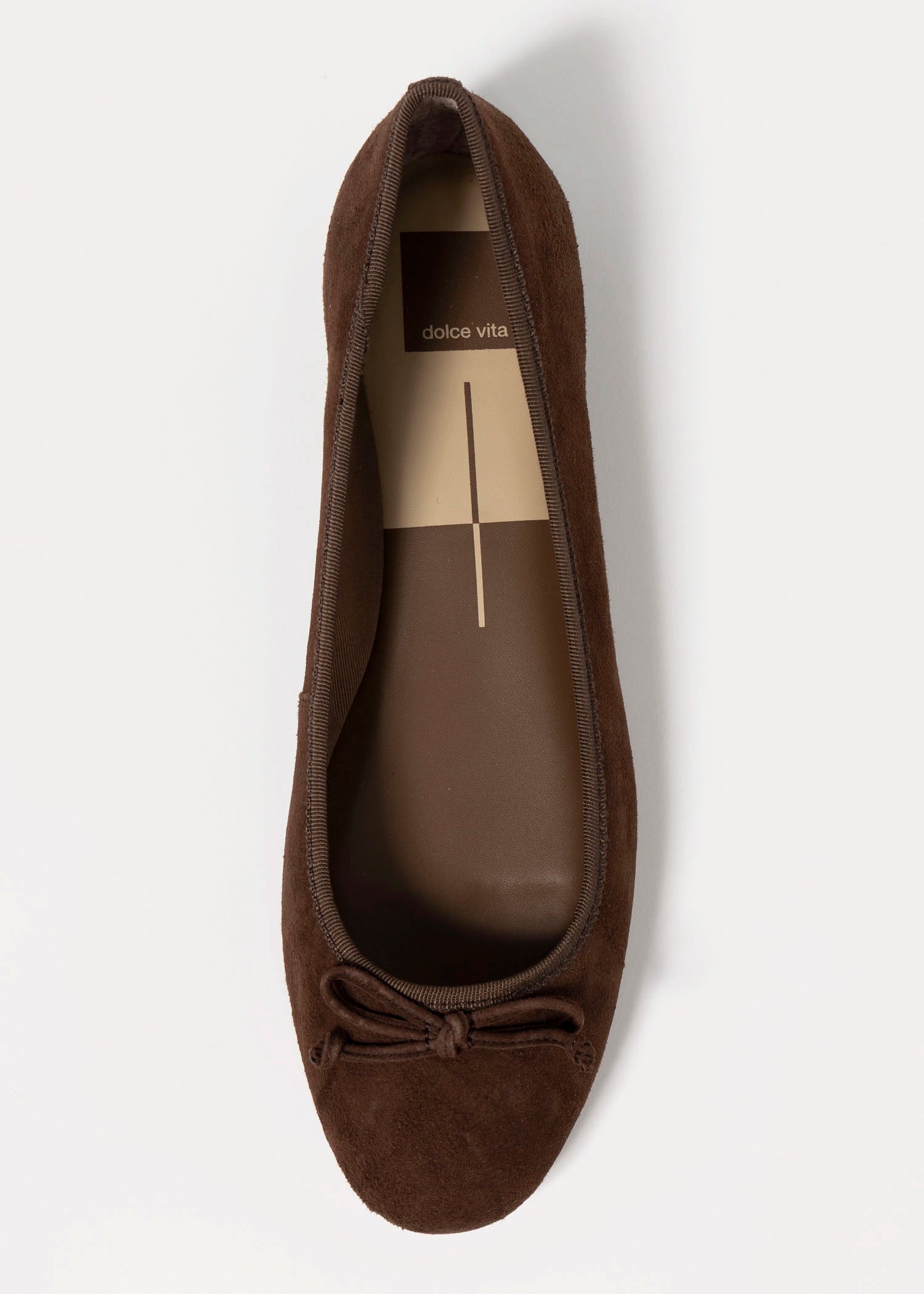 swatch_Dark Brown Suede dolce vita ritla ballet flats