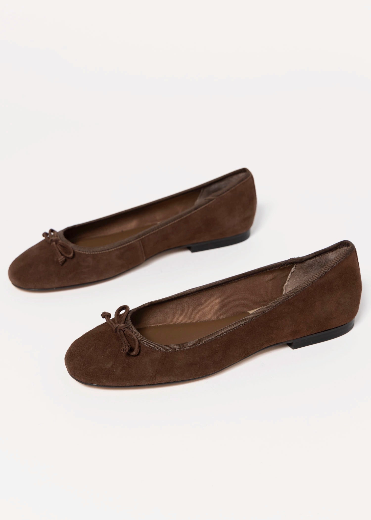 swatch_Dark Brown Suede dolce vita ritla ballet flats