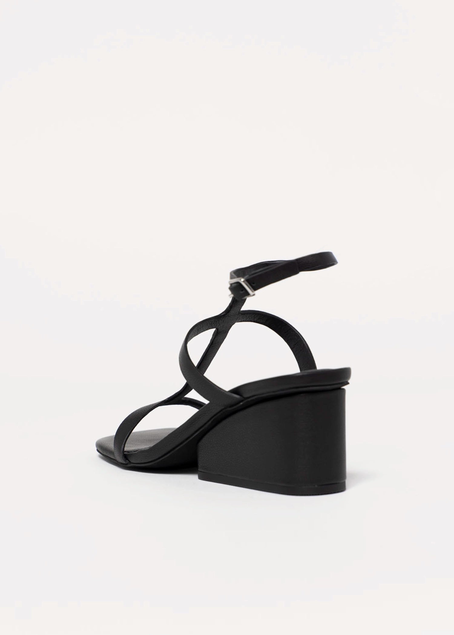 swatch_Black Leather intentionally blank semy wedge sandal