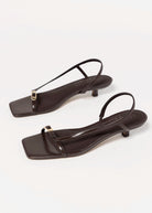 swatch_Chocolate Vegan Leather coconuts fernando kitten heel sandal