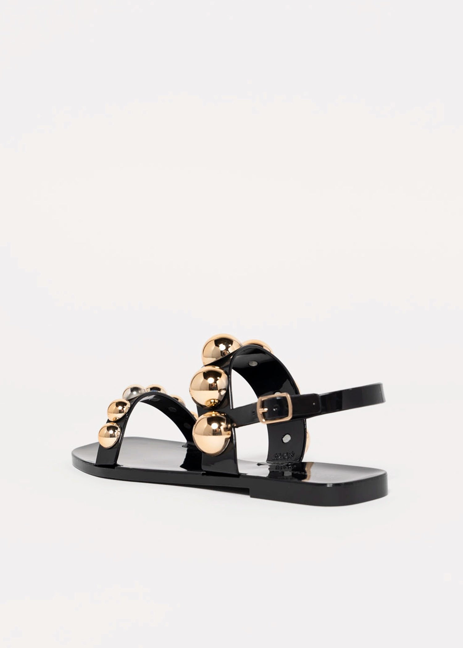 swatch_Black/Gold jeffrey campbell gumdrop jelly sandal