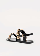swatch_Black/Gold jeffrey campbell gumdrop jelly sandal
