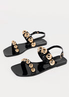 swatch_Black/Gold jeffrey campbell gumdrop jelly sandal