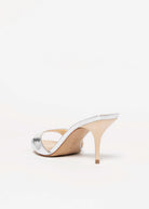 swatch_Silver Leather schutz elodie heeled sandal