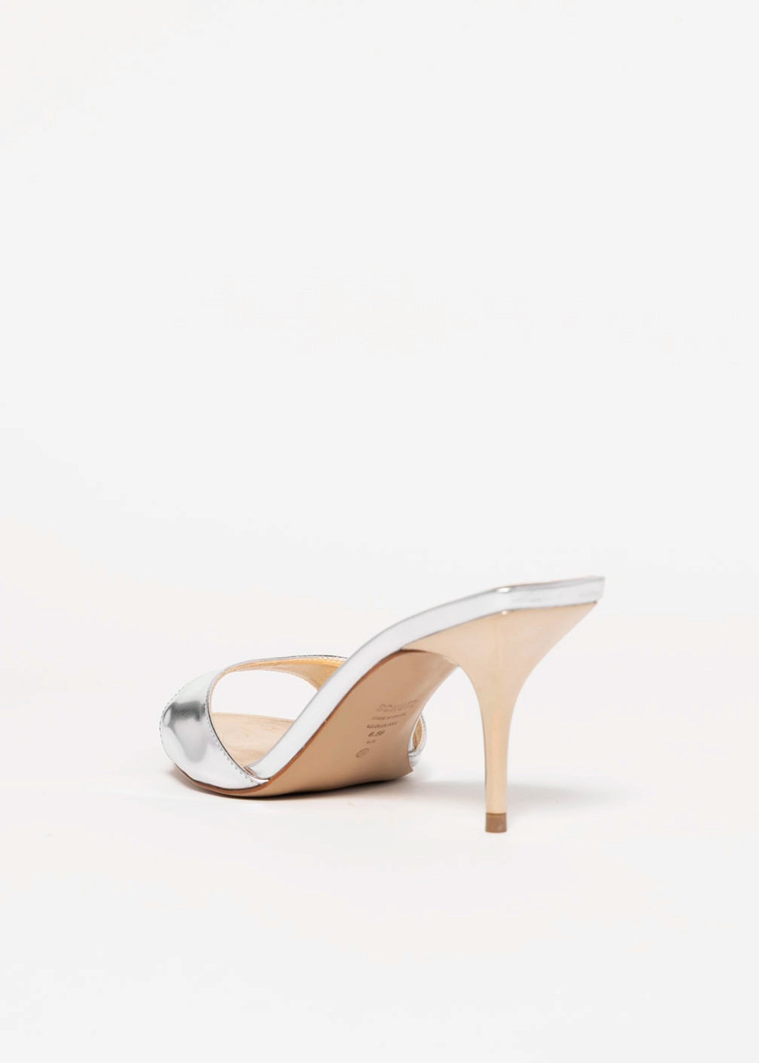 swatch_Silver Leather schutz elodie heeled sandal