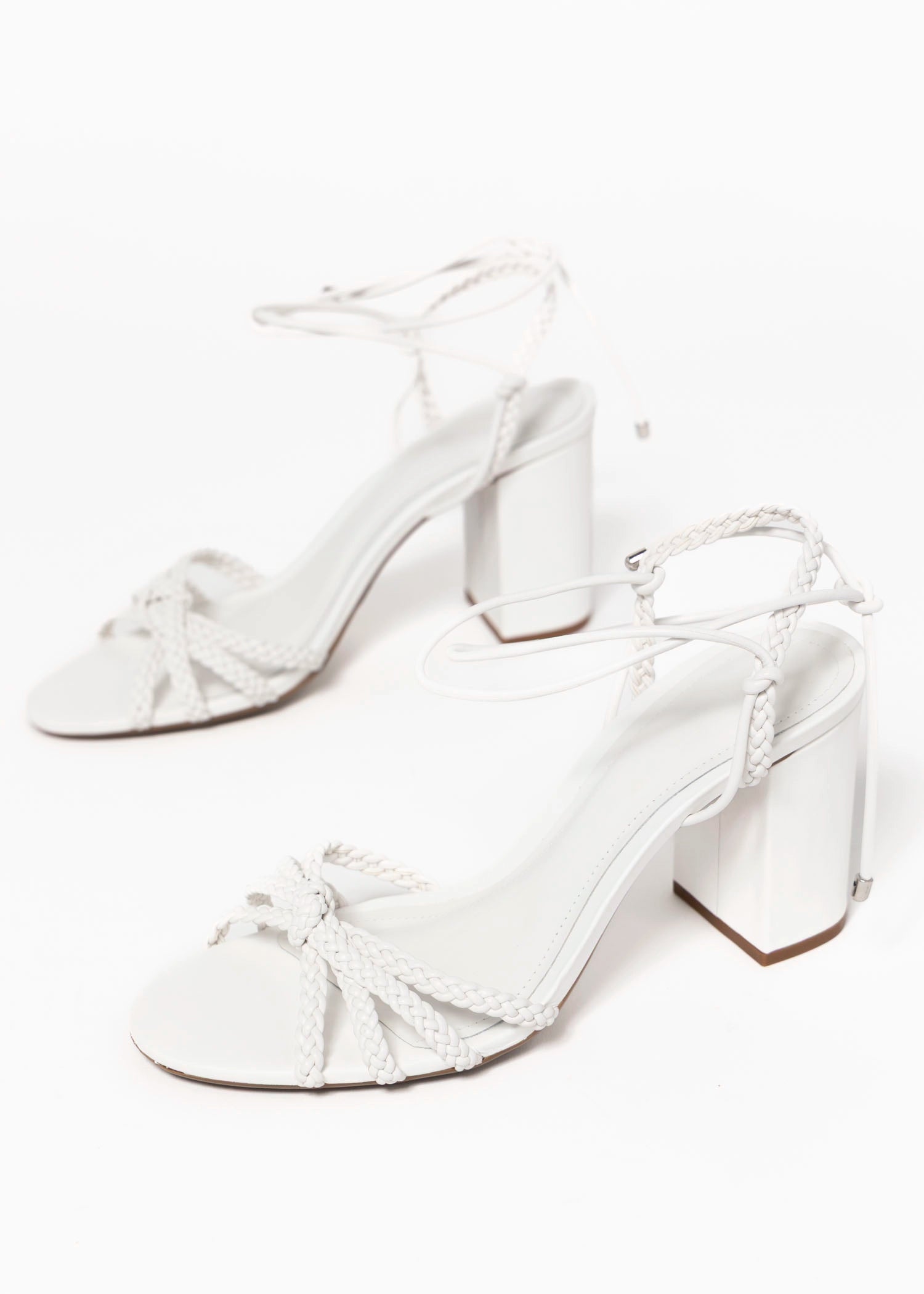 swatch_White Leather schutz adele block heel sandal