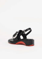 swatch_Black Leather 4CCCCees follin torus sandal