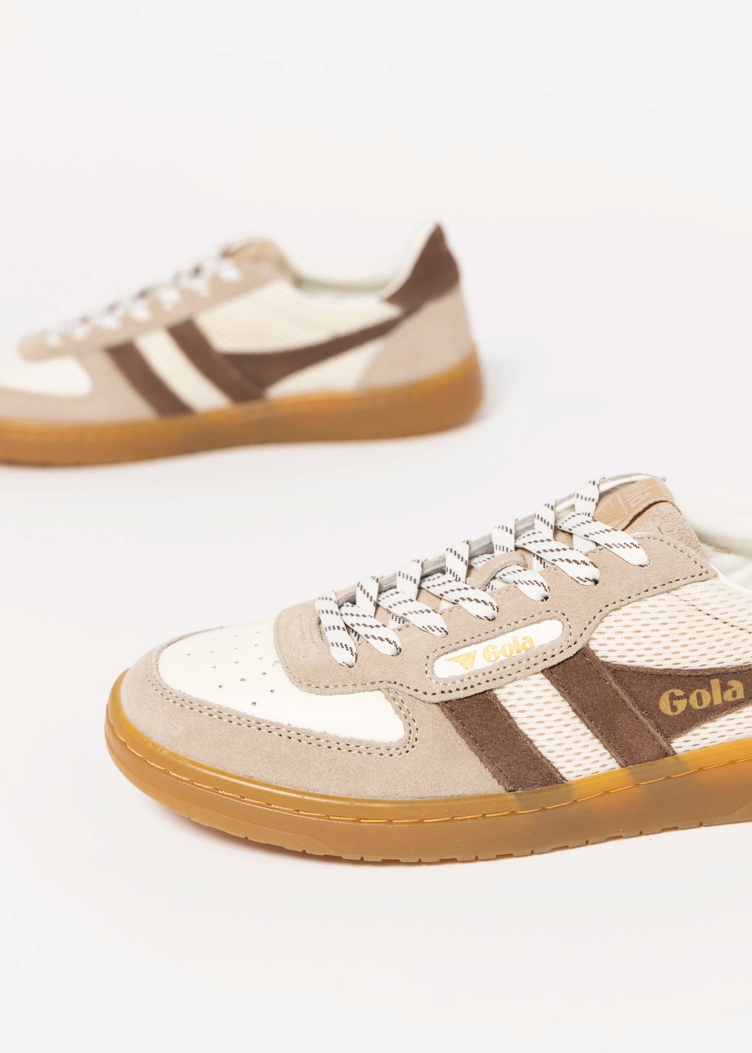 swatch_White/Bone/Otter gola hawk 83 sneaker