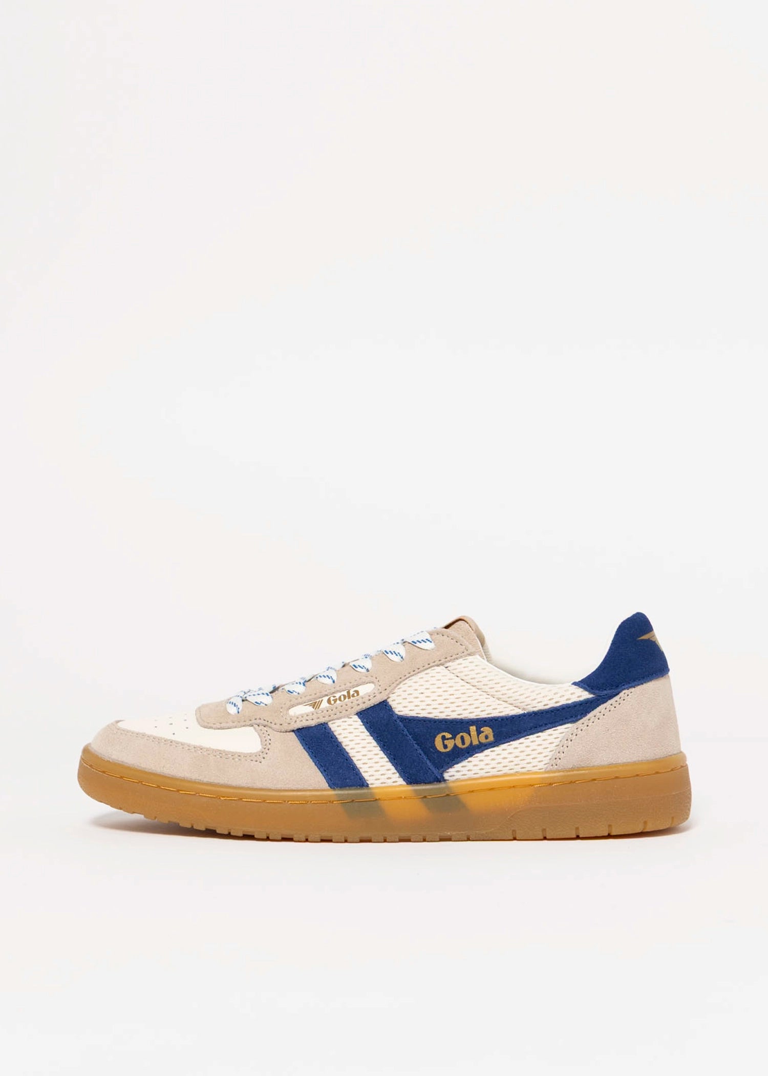 swatch_White/Bone/Blue gola hawk 83 sneaker