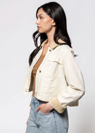 swatch_Cream blank NYC morning zen cropped utility jacket