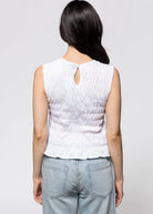 swatch_White sanctuary better together smocked tank