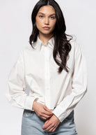 swatch_White cropped button down shirt