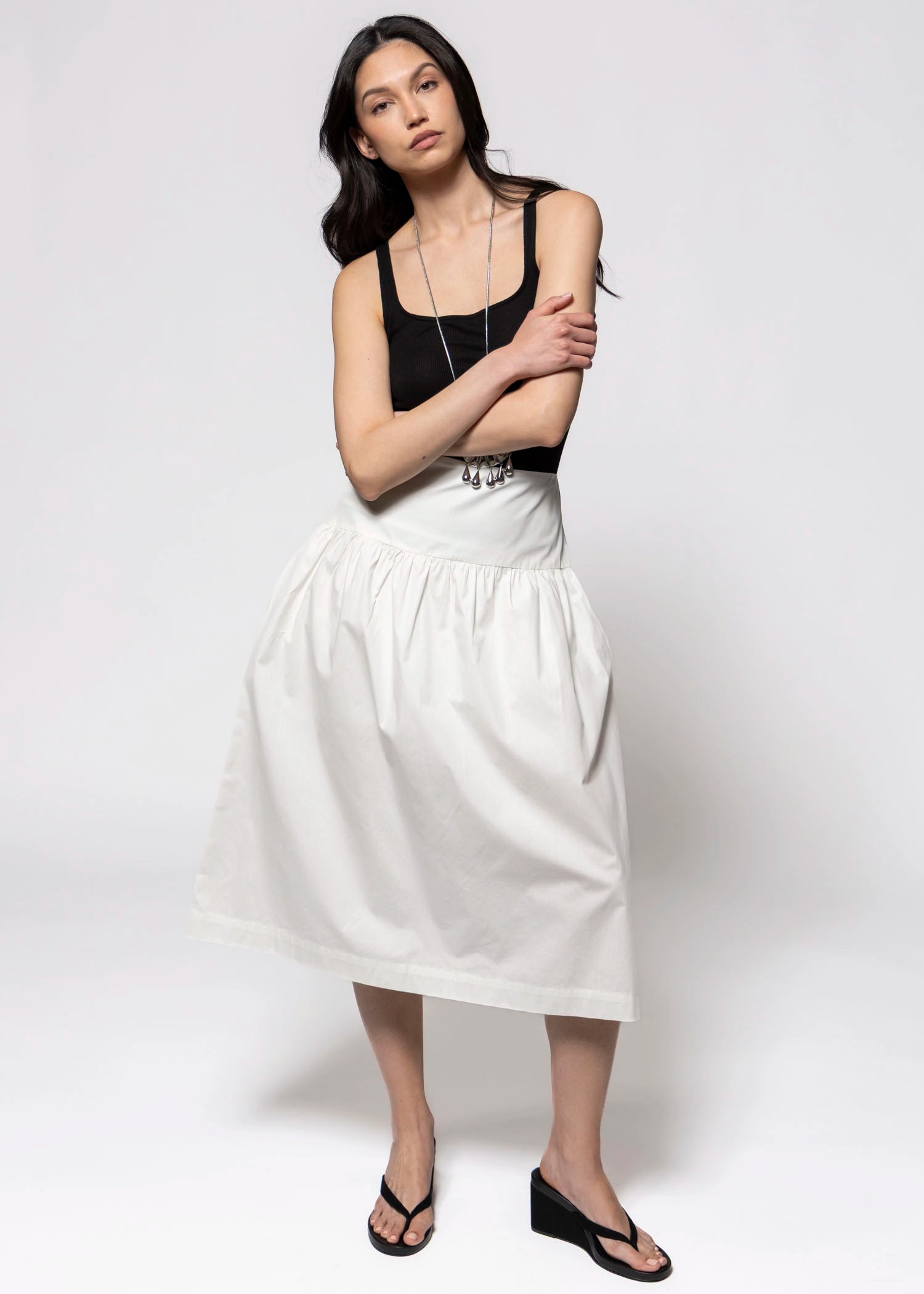 swatch_White sanctuary matter of time midi skirt