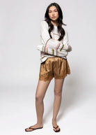 swatch_Toasted Coconut sanctuary satin lace shorts
