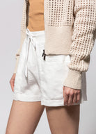 swatch_White sanctuary carefree linen shorts