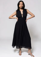 swatch_navy elodie the label Lou lace trim dress