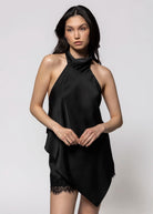 swatch_Black asymmetrical halter top