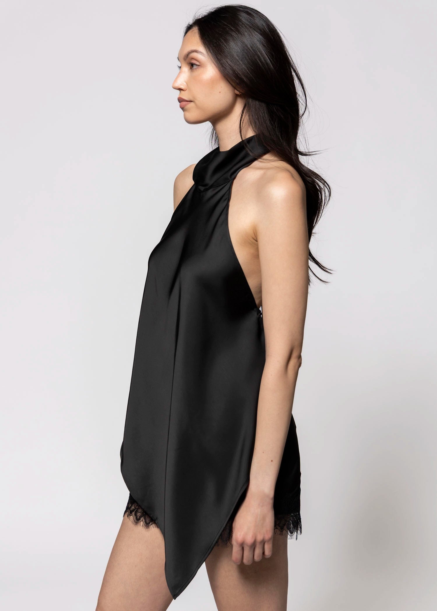 swatch_Black asymmetrical halter top