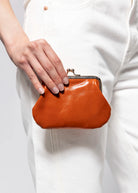 swatch_Orange Leather coin purse