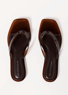 swatch_Brown rome jelly thong sandal