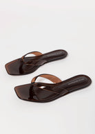 swatch_Brown rome jelly thong sandal