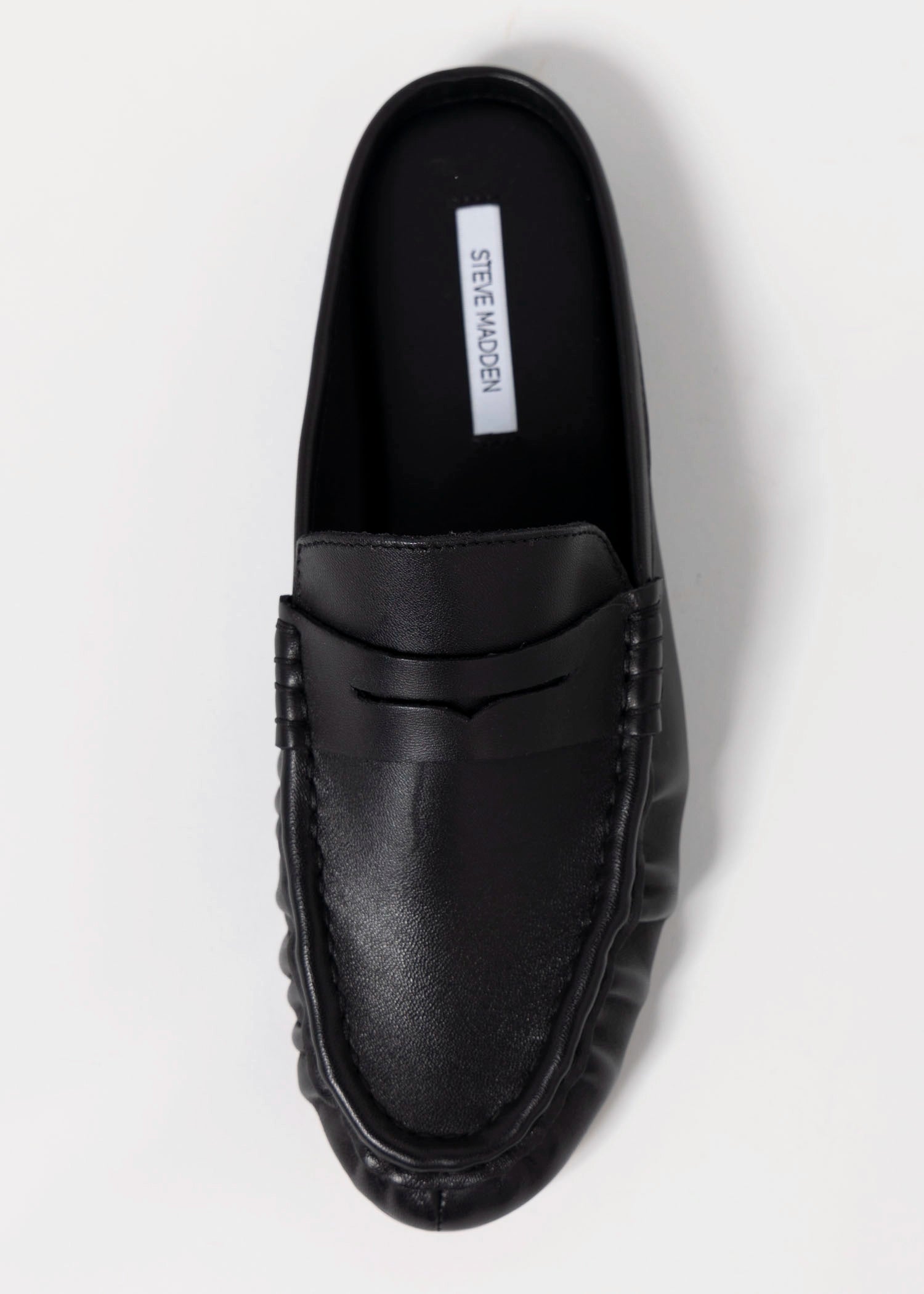 swatch_Smooth Black rafe loafer steve madden