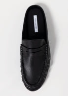 swatch_Black Smooth rafe loafer steve madden