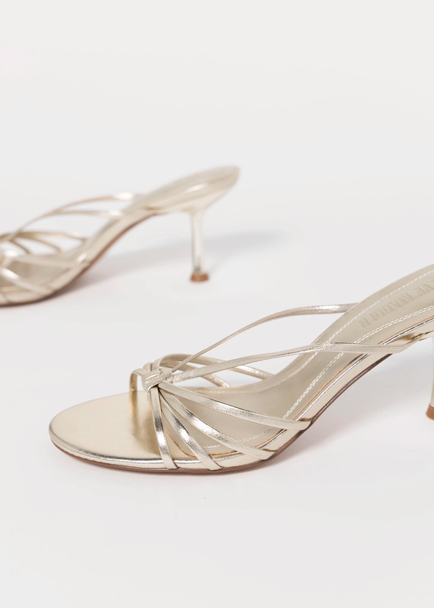 swatch_Gold Leather steve madden edna heeled sandal